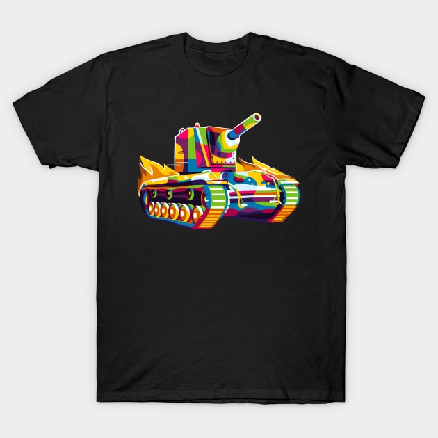 KV-2 Tank T-Shirt by wpaprint